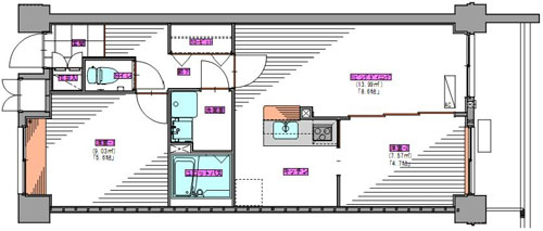 ���C��w�w�O�}���V����2LDK